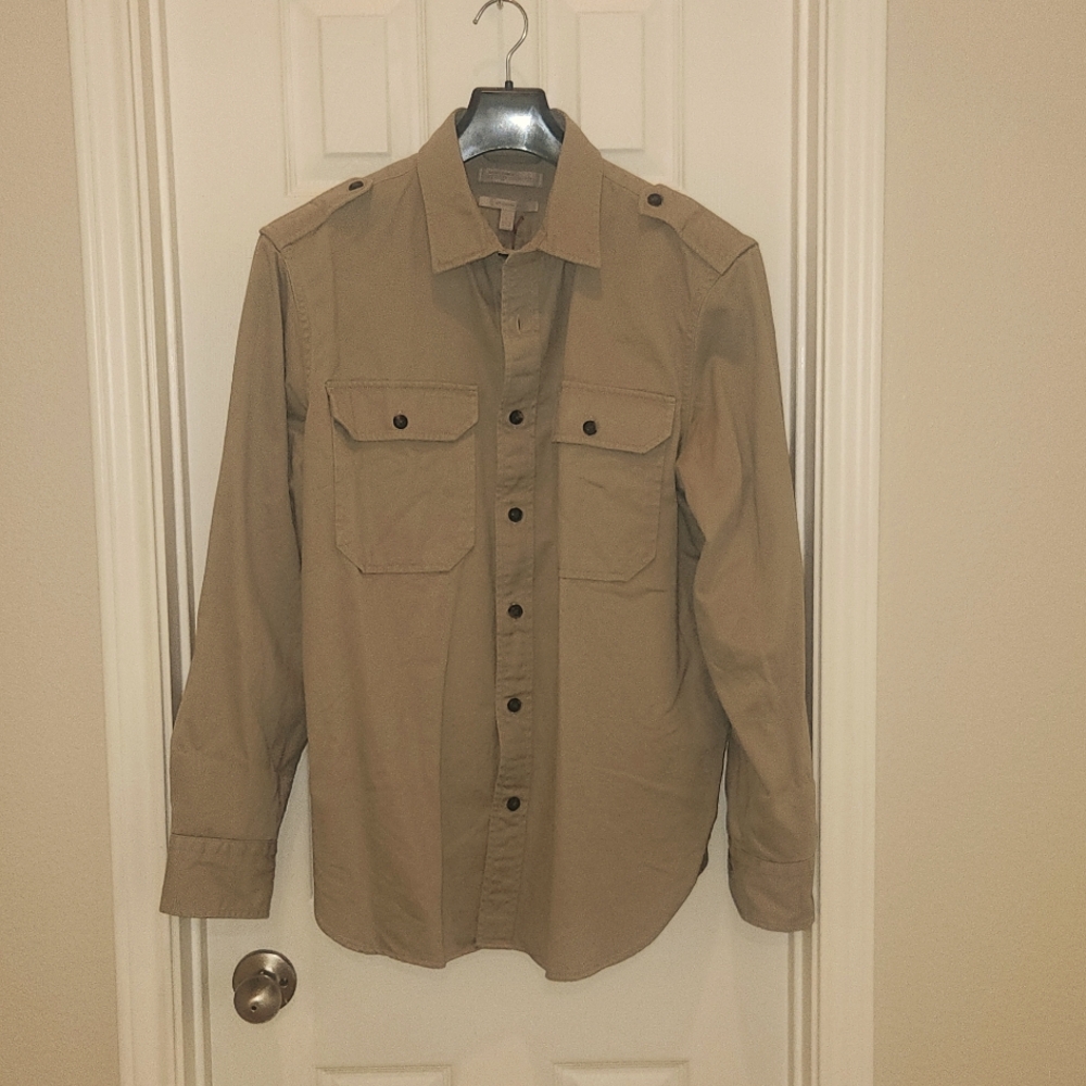 Banana Republic Heritage Collection (beige, collared shirt, size L)